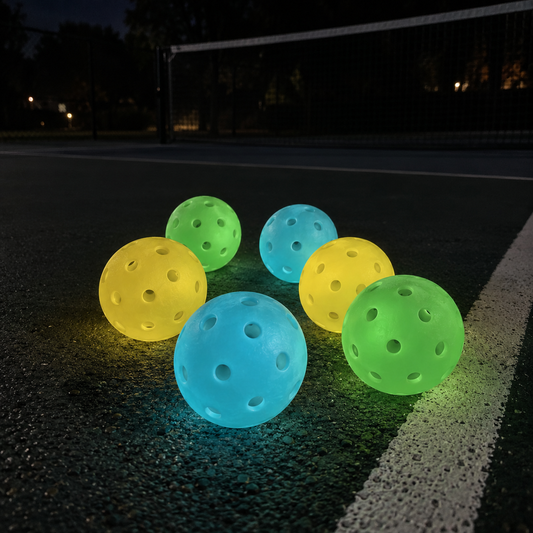 Pickleballs Glow in Dark